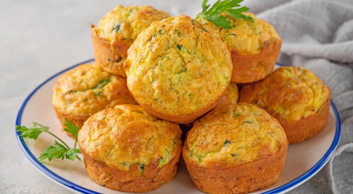 Сырно-кабачковые кексы: вкусная альтернатива хлебу