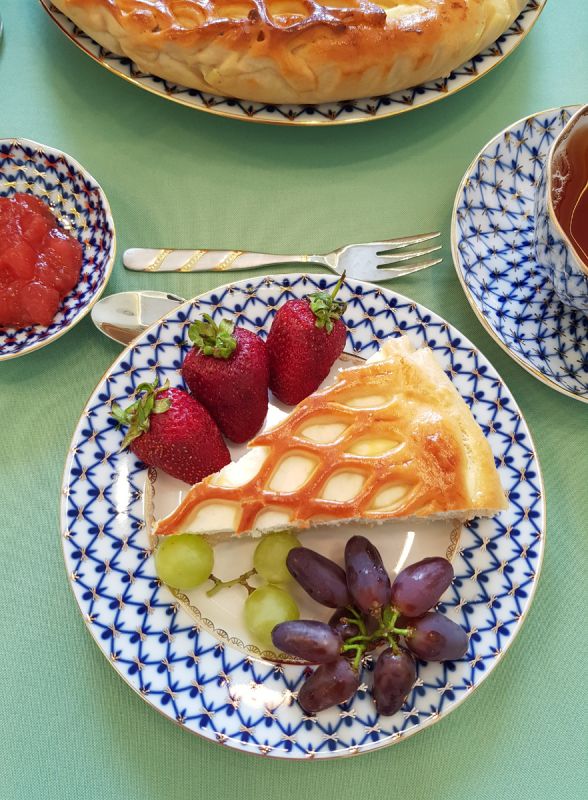 Праздничная ватрушка с творогом для любого стола