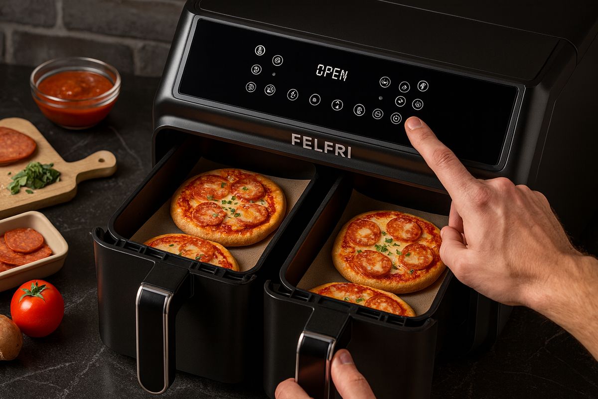 Ресторанная пицца в аэрогриле: быстро и просто