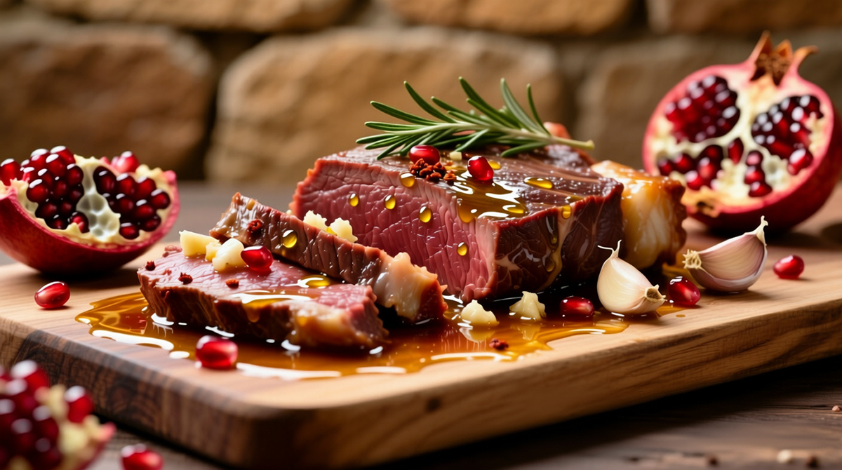 Гранатово-чесночный маринад: восточная свежесть для вашего мяса