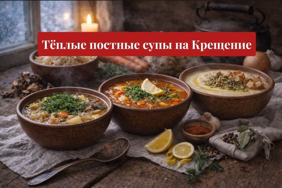 Тёплые супы на Крещение: согревайте душу и сердце