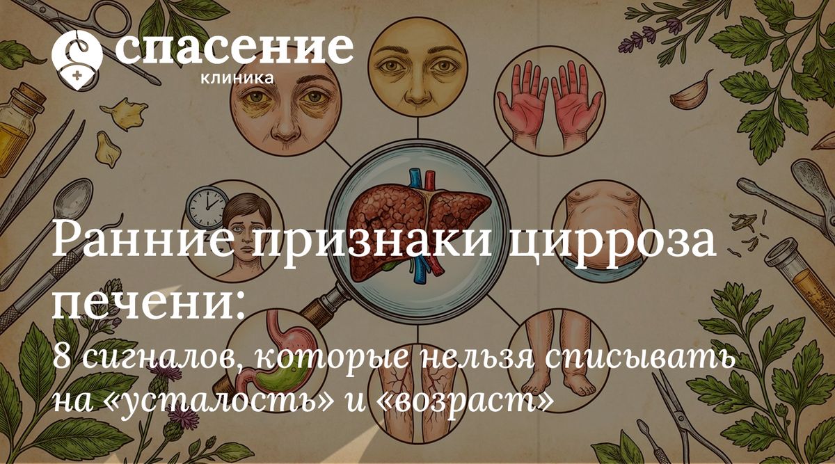 Как распознать цирроз печени: коварные сигналы, которые нельзя игнорировать