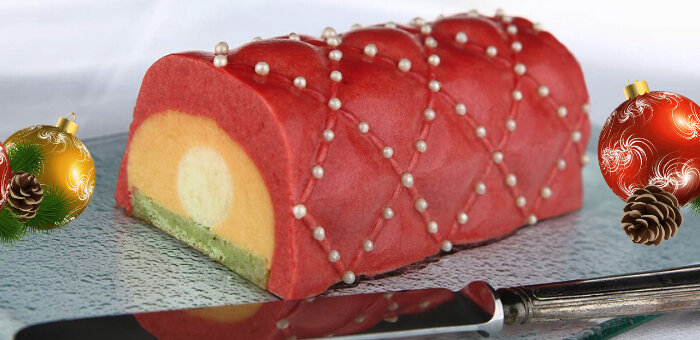 Невероятно лёгкий B?che de No?l: Фруктовое наслаждение на Новый год