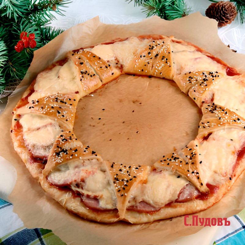 Пицца в форме кольца: оригинальный подход к любимому блюду