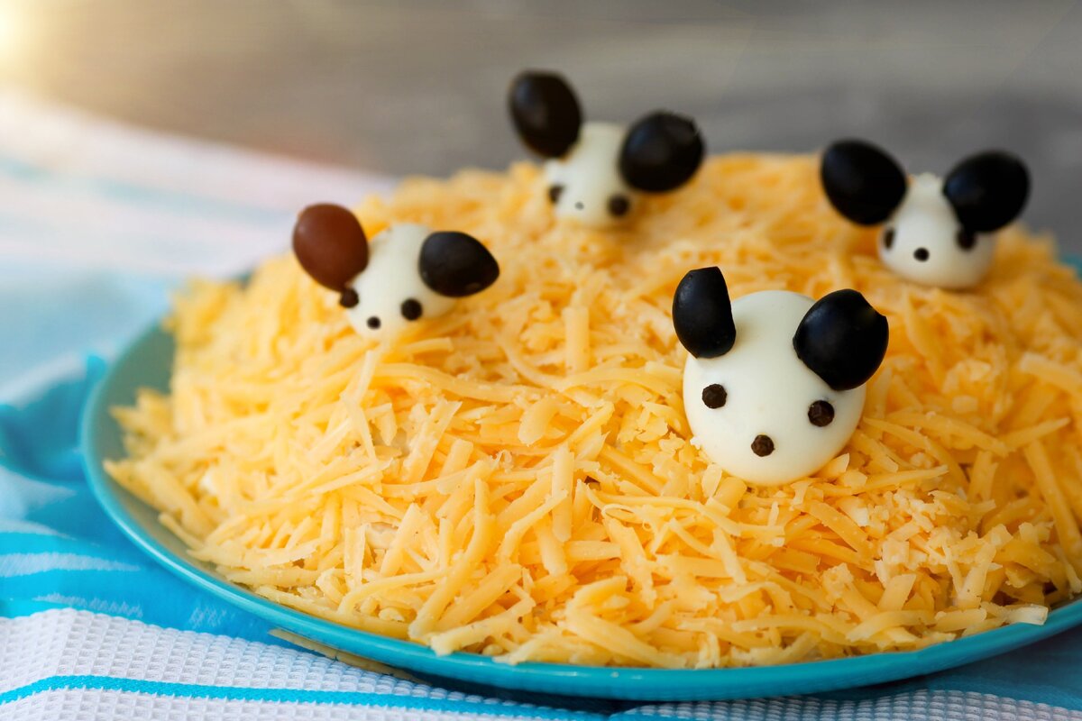 Оригинальные идеи для оформления салатов