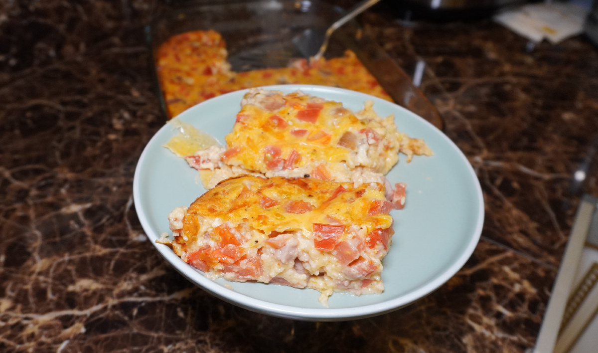 Вкусный заливной пирог с индейкой для быстрой готовки