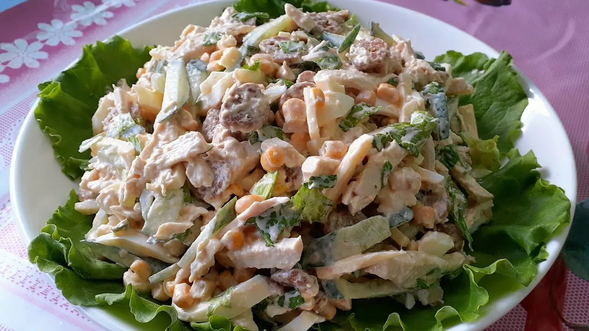 Салат Анзур с мясом: откройте новые грани вкуса