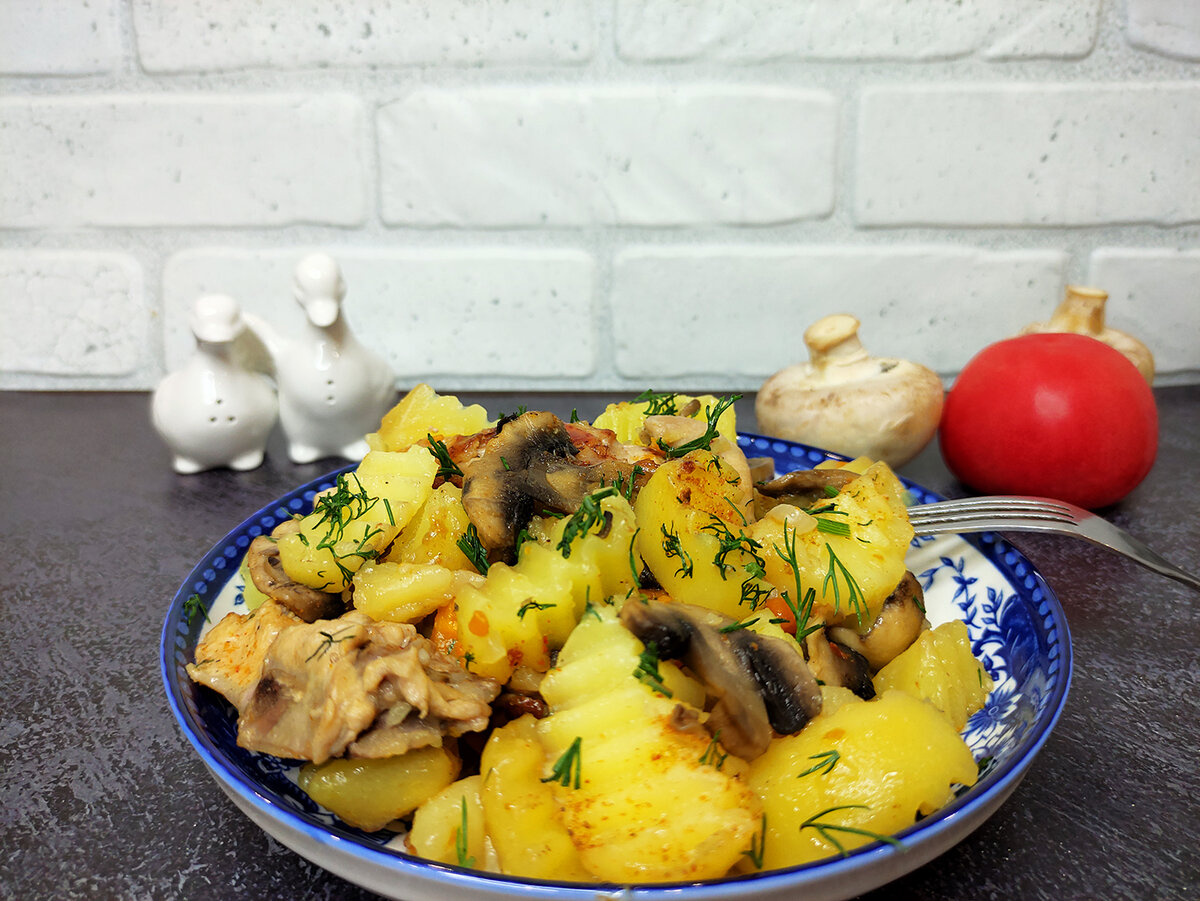 Картофельные гребешки с грибами и мясом: простой рецепт для незабвенного ужина