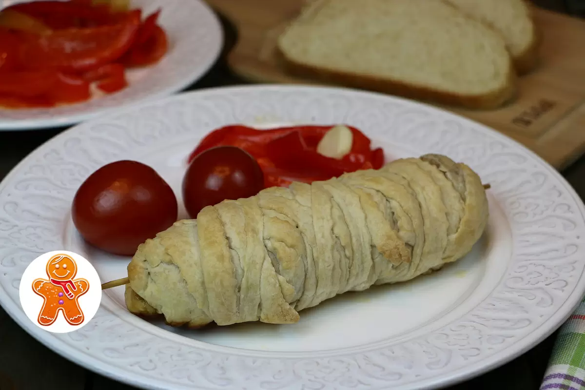 Куриное веретено: как приготовить вкусный шашлычок в слоеном тесте