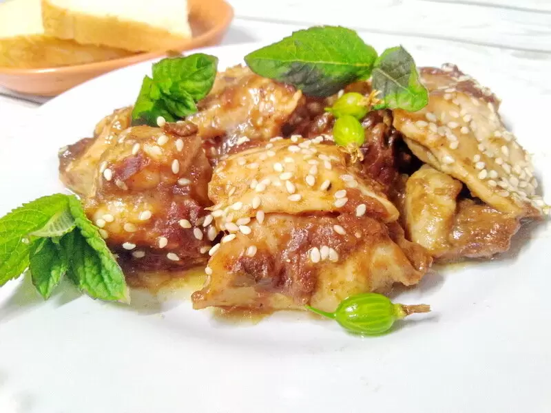 Сочный рецепт курицы в крыжовенном соусе